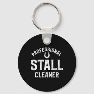 Beruflicher Stall Cleaner Pferderücken Reitsport P Schlüsselanhänger