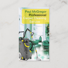 Beruflicher Teppich-Reinigungs-Service Visitenkarte