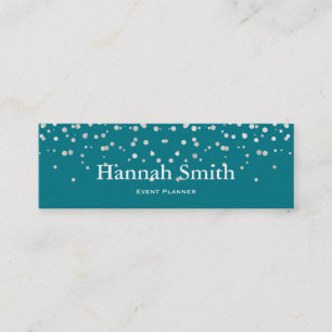 Beruflicher und moderner Luxus Glitzer Mini Visitenkarte