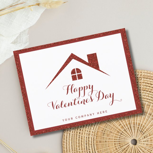 Beruflicher Valentinstag Real Anwesen House Postkarte (Von Creator hochgeladen)