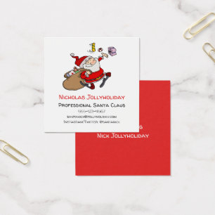 Beruflicher Weihnachtsmann Funny Informeller Carto