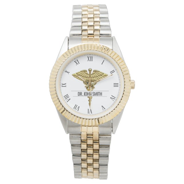 Beruflicher Wertvoller Name der Medizin Armbanduhr (Vorderseite)