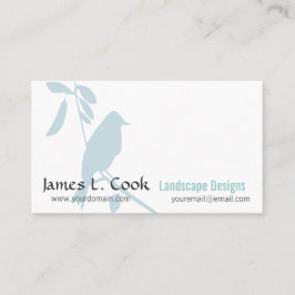 Beruflicher Whimsical Blue Bird Visitenkarte