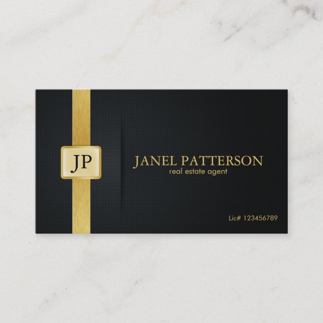 Beruflicher wirklicher Anwesen-Agent - addieren Visitenkarte (Vorderseite)