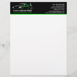Berufliches Auto Body Paint Shop Automotive Briefbogen