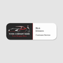 Berufliches Auto Body Paint Shop Automotive Namensschild