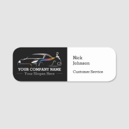 Berufliches Auto Body Paint Shop Automotive Namensschild