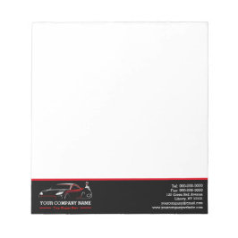 Berufliches Auto Body Paint Shop Automotive Notizblock