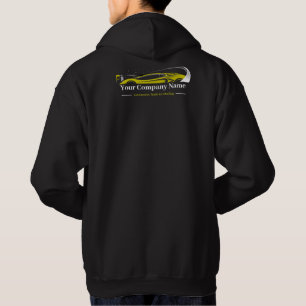Berufliches Auto im Detail Autoabwasch-Unternehmen Hoodie