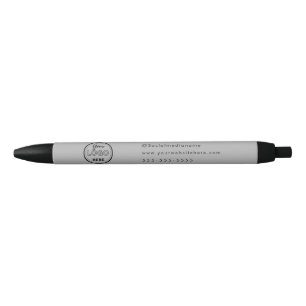 Berufliches Branding Minimalistisch-Graue Promo-Lo Kugelschreiber