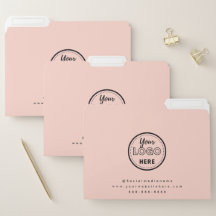 Berufliches Branding Minimalistisch-Rosa-Logo