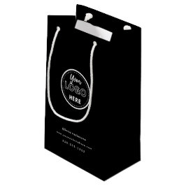 Berufliches Branding - Minimalistisches Schwarzes  Kleine Geschenktüte