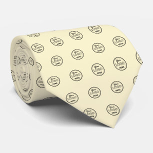 Berufliches Branding Modernes Groovy-Logo Krawatte