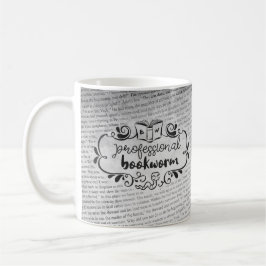 Berufliches Bücherwurm-Papier Kaffeetasse