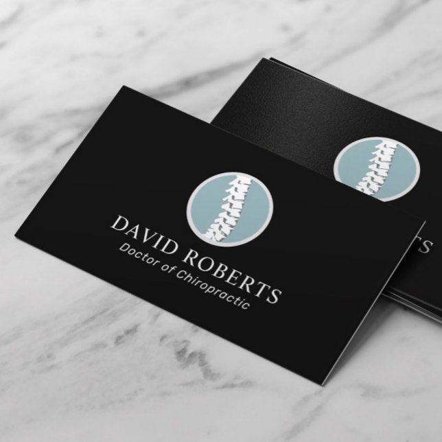 Berufliches Chiropraktikum-Logo Visitenkarte (Von Creator hochgeladen)