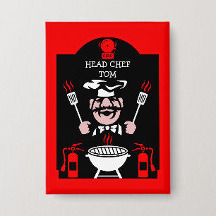 Berufliches Cook-Geschenk Button