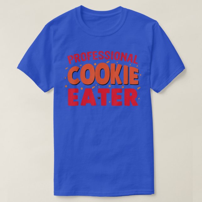 Berufliches Cookie Eater Baking Team Gingerbrett T-Shirt (Design vorne)