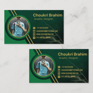 Berufliches Design der Visitenkarte