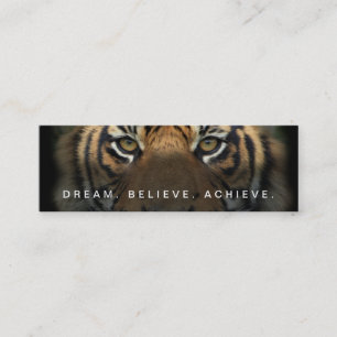 Berufliches elegantes Fitness-Trainer-Perlen-Ende Mini Visitenkarte