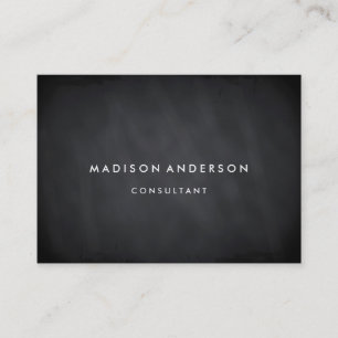 Berufliches elegantes modernes schwarzes visitenkarte