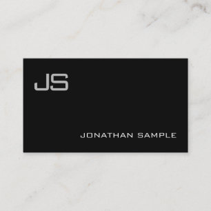 Berufliches elegantes Monogramm-Minimalistisches D Visitenkarte