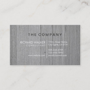 Berufliches elegantes subtiles schwarzes hölzernes visitenkarte