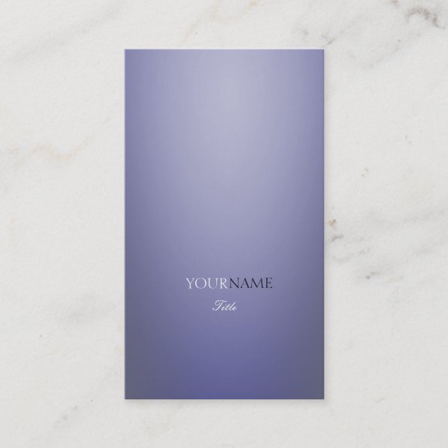 Berufliches elegantes visitenkarte (Vorderseite)