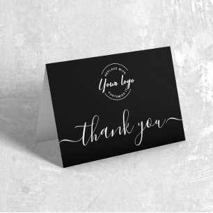 Berufliches Firmenlogo Dankeskarte