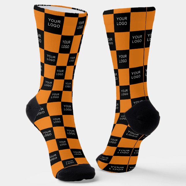 Berufliches Firmenlogo für moderne Unternehmen Socken (Gewinkelt)