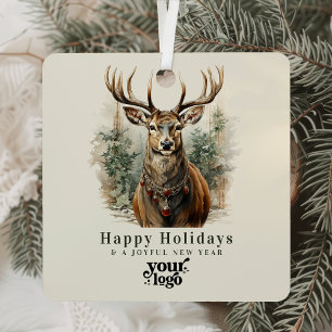 Berufliches Firmenlogo Kundengeschenk Weihnachten Ornament Aus Metall