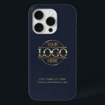 Berufliches Firmenlogo | Marineblau Case-Mate iPhone Hülle<br><div class="desc">Dieses elegante und stilvolle Gehäuse verbindet Form und Funktion nahtlos und bietet einen erstklassigen Schutz für Ihr Gerät,  während Sie Ihre Marke auf raffinierte Weise präsentieren. Personalisieren Sie es mit Ihrem individuellen Firmenlogo und Text für eine wirklich einzigartige Touch.</div>