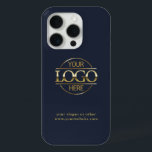 Berufliches Firmenlogo | Marineblau Case-Mate iPhone Hülle<br><div class="desc">Dieses elegante und stilvolle Gehäuse verbindet Form und Funktion nahtlos und bietet einen erstklassigen Schutz für Ihr Gerät, während Sie Ihre Marke auf raffinierte Weise präsentieren. Personalisieren Sie es mit Ihrem individuellen Firmenlogo und Text für eine wirklich einzigartige Touch.</div>