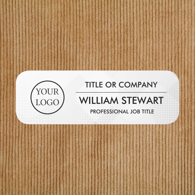 Berufliches Firmenlogo Mitarbeiter Mitarbeiter Namensschild (Von Creator hochgeladen)