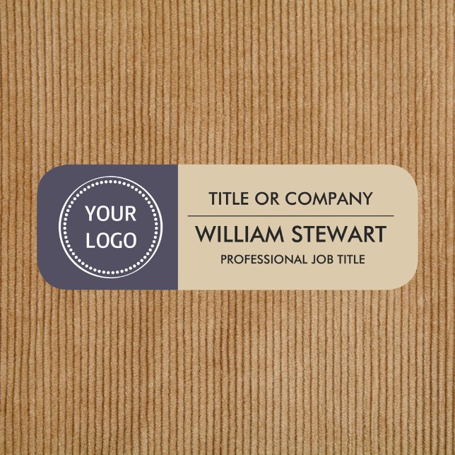 Berufliches Firmenlogo Mitarbeiter Mitarbeiter Namensschild (Von Creator hochgeladen)