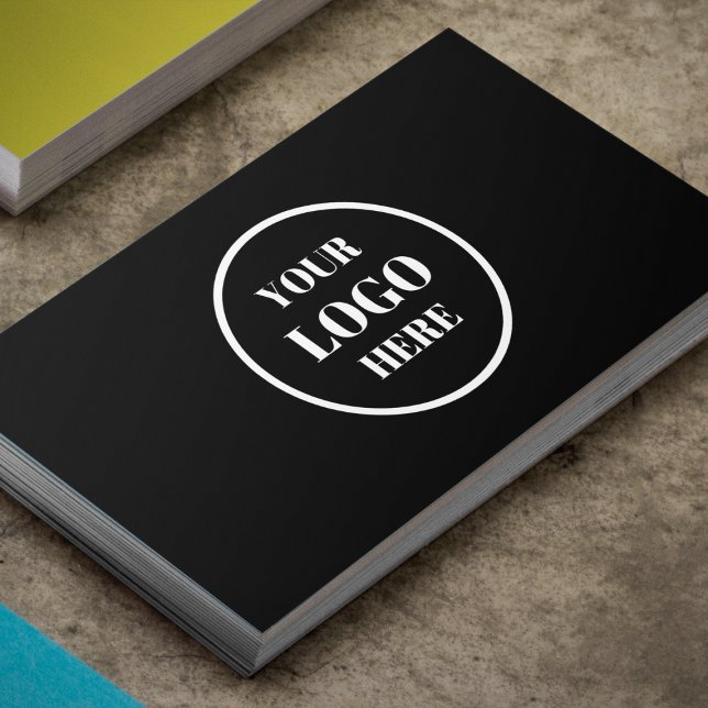 Berufliches Firmenlogo Navy Blue Visitenkarte (Von Creator hochgeladen)