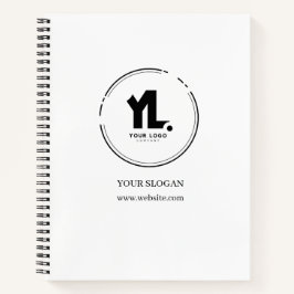 Berufliches Firmenlogo Notizbuch