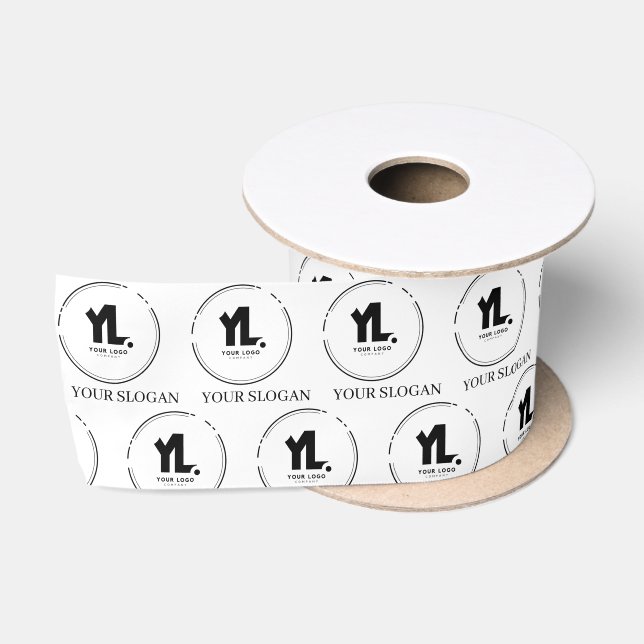 Berufliches Firmenlogo Satinband (Spule)