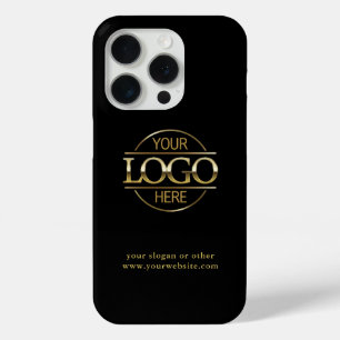 Berufliches Firmenlogo Schwarzer Minimal Case-Mate iPhone Hülle
