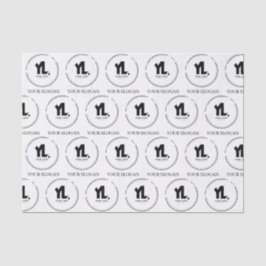 Berufliches Firmenlogo Seidenpapier