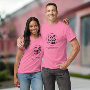 Berufliches Firmenlogo und Text mit Markenbezeichn T-Shirt