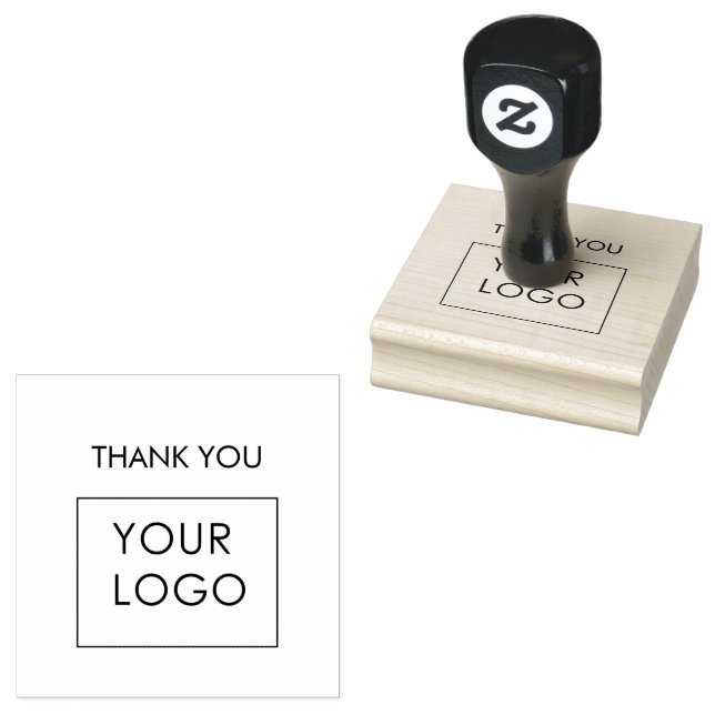 Berufliches Firmenlogo Vielen Dank Gummistempel (Stempel)