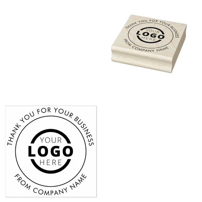 Berufliches Firmenlogo - Vielen Dank Gummistempel (Stempel)