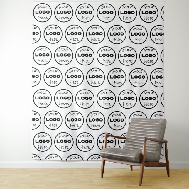 Berufliches Firmenlogo Wandteppich (Beispiel)