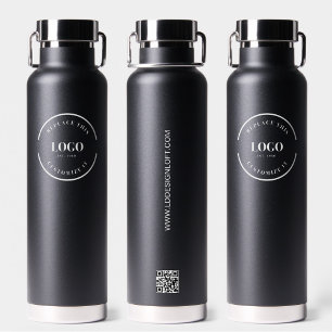 Berufliches Firmenlogo - Website für benutzerdefin Trinkflasche