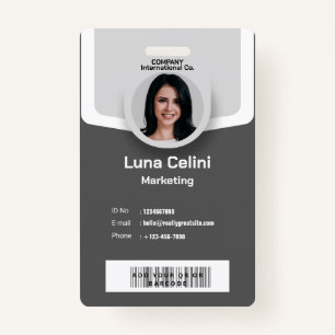Berufliches Foto-ID-Abzeichen - Anpassen mit dem L Ausweis