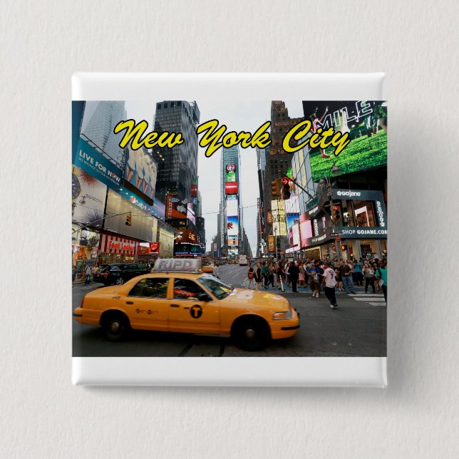 Berufliches Foto in New York Button (Vorderseite)