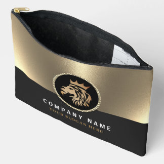 Berufliches Gold Lion Logo Zubehörtasche