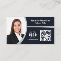 Berufliches Grau Hinzufügen des QR-Code-Fotos für