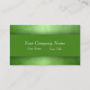 Berufliches Grün Visitenkarte