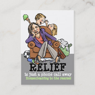 Berufliches Haus putzendes Service-Geschäft promo2 Visitenkarte